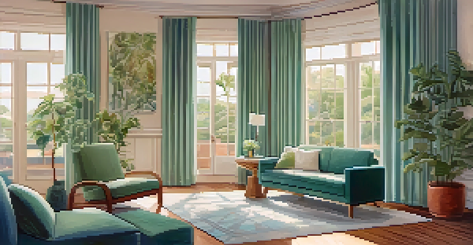 A calming therapy room with natural light, soft colors, and plants, creating a peaceful environment for therapy.