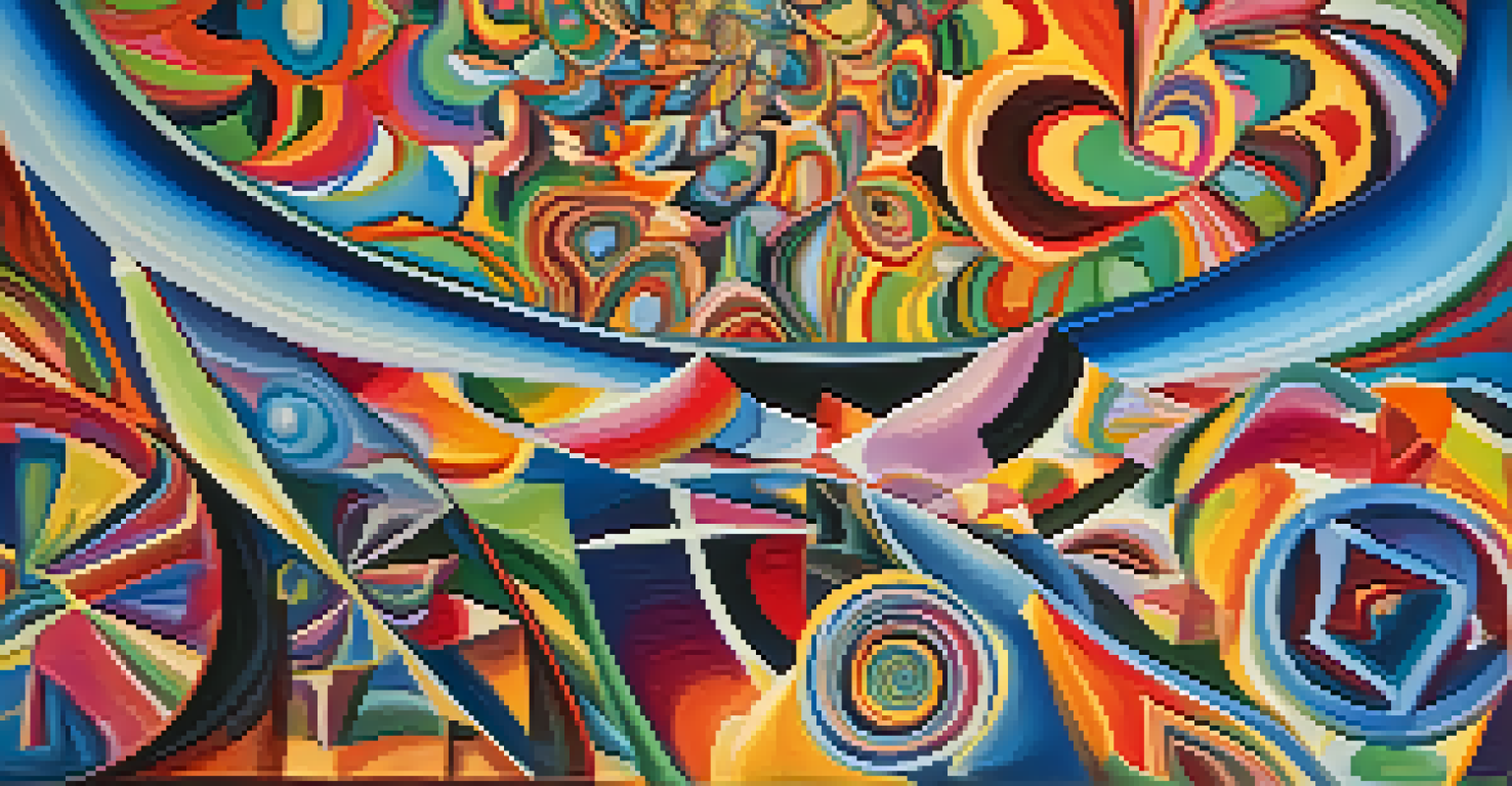An abstract kaleidoscope design with vibrant colors and swirling patterns, illustrating a transformation of ordinary objects into extraordinary visuals.