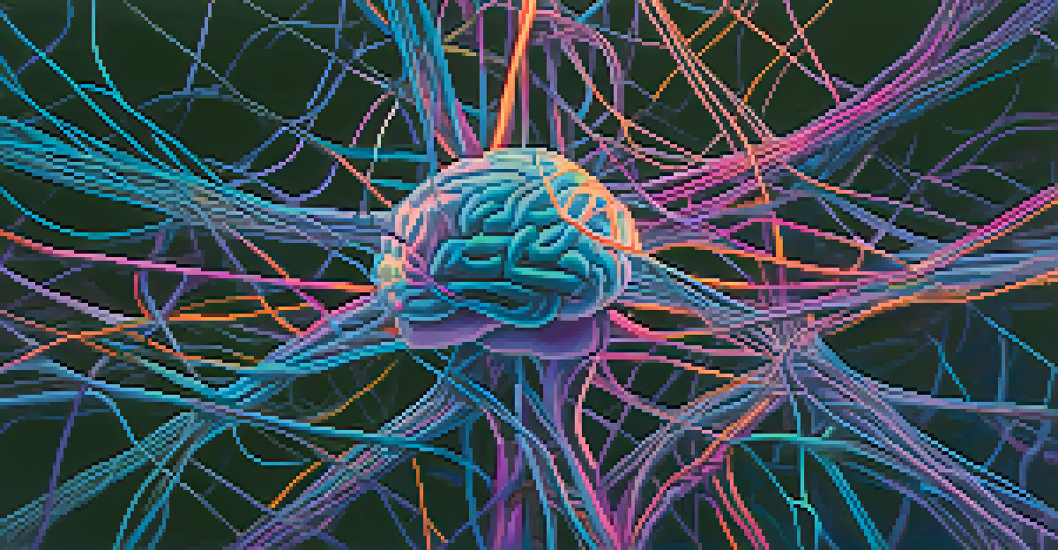 An abstract image of glowing neural pathways in a brain against a dark background, representing consciousness.