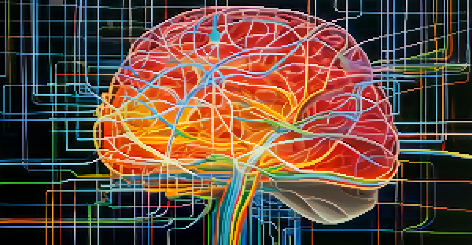 An abstract image of a brain with glowing neural connections representing neuroplasticity.