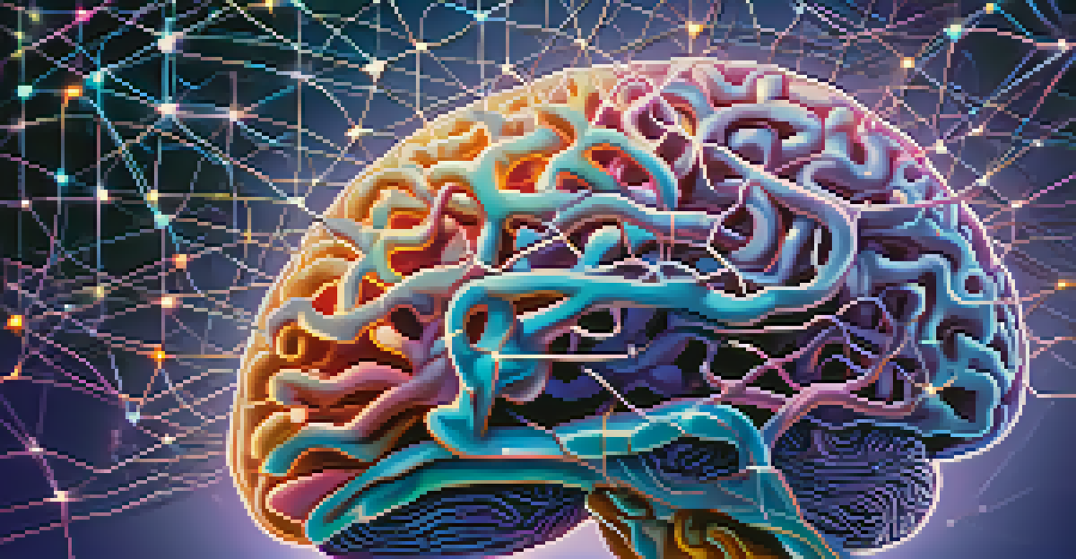 An abstract image of a brain with colorful neural pathways, depicting neuroplasticity and enhanced memory.