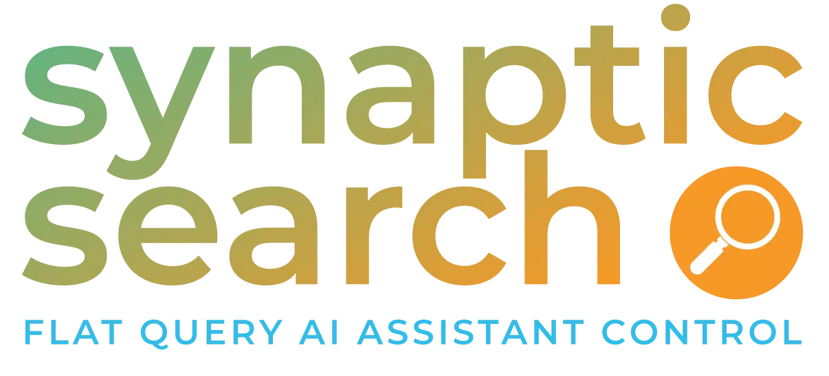 Synaptic Search flat query AI assistant control logo