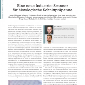 Eine neue Industrie: Scanner für histologische Schnittpräparate