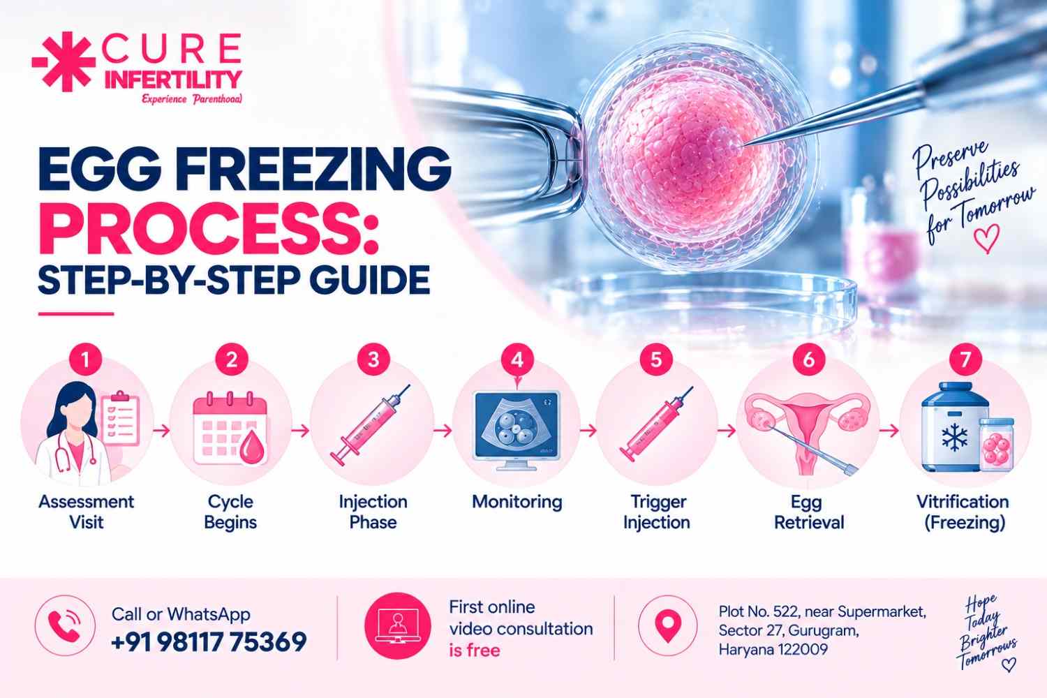 Egg Freezing Process: Step-by-Step Guide