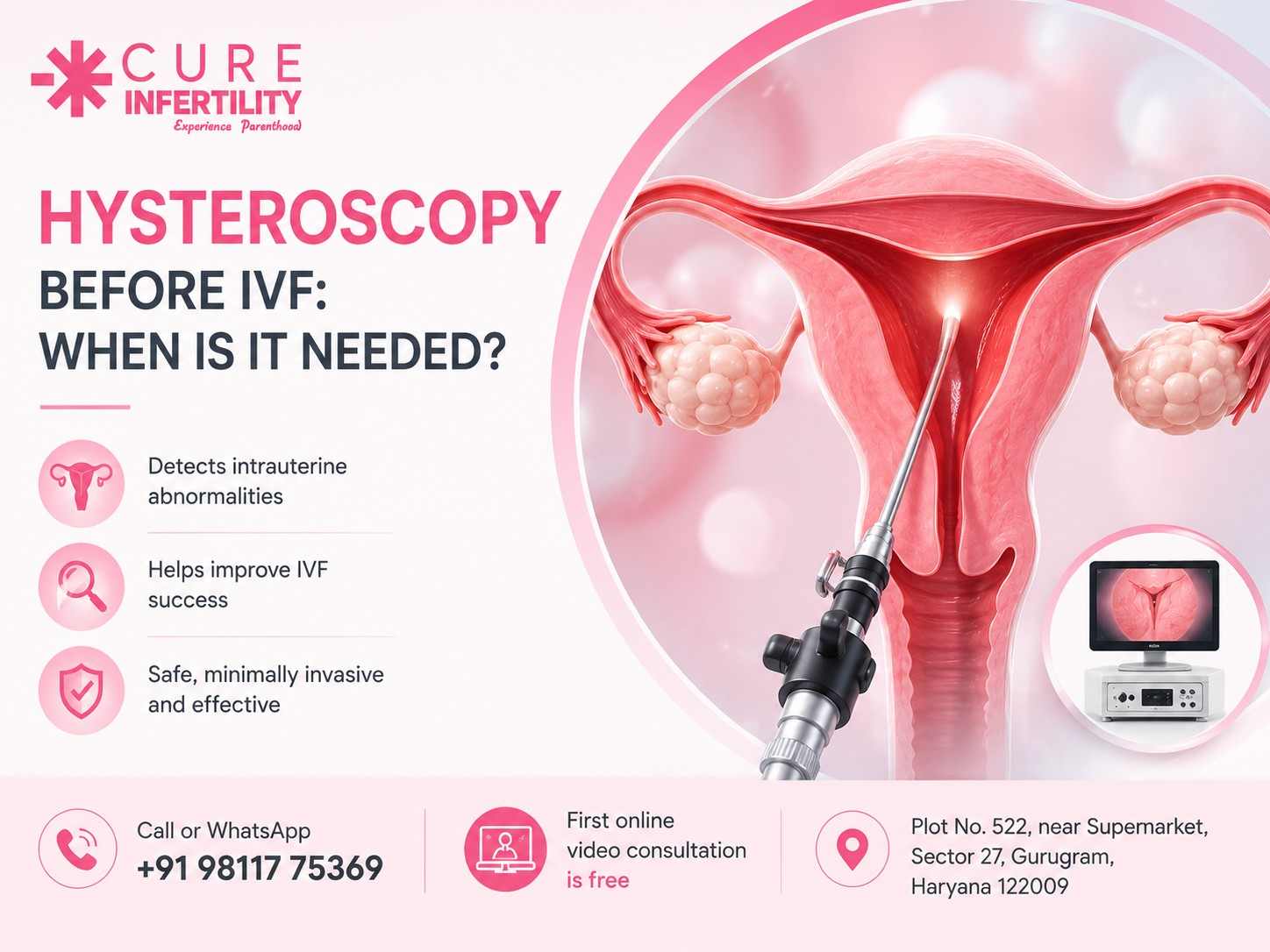 Hysteroscopy Before IVF: When Is It Needed?