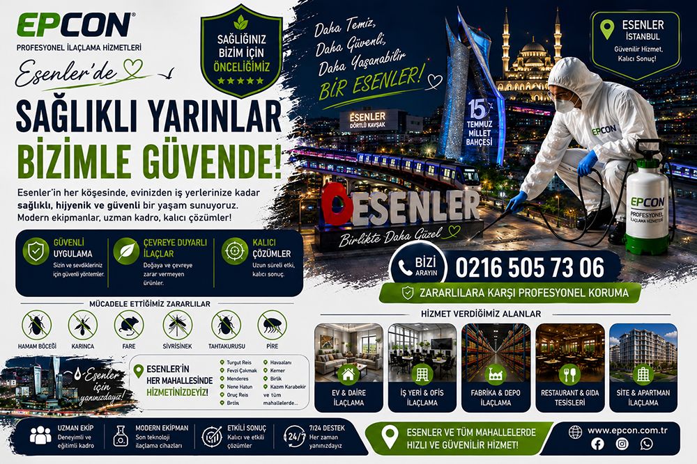 Esenler Böcek İlaçlama