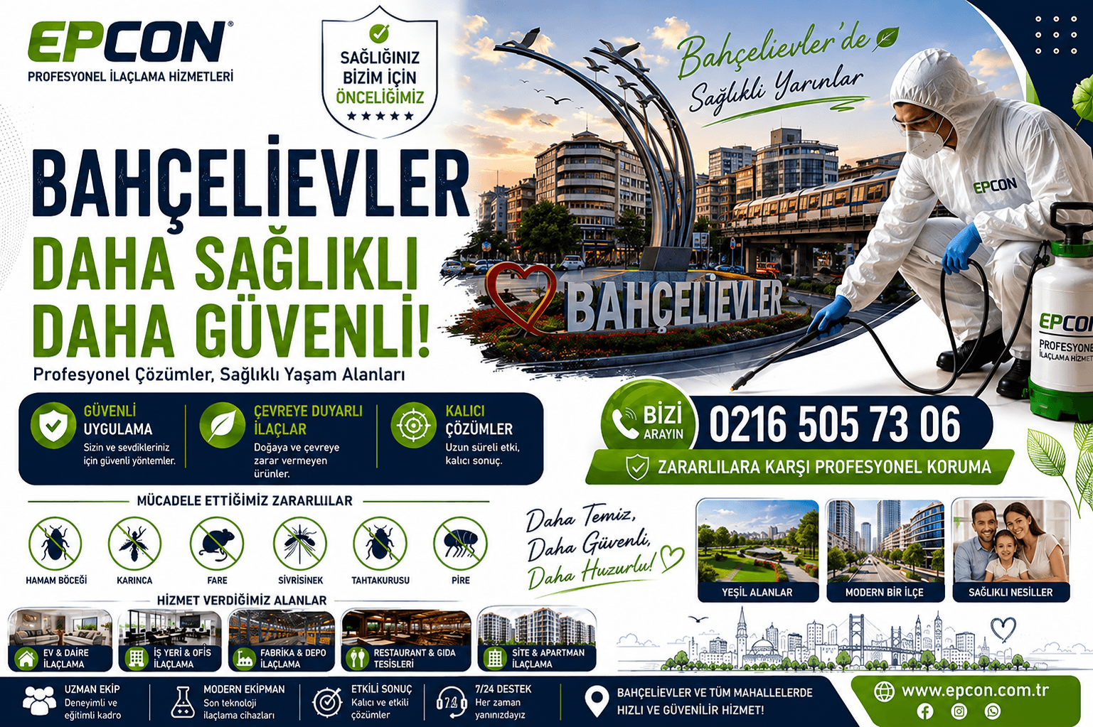 Bahçelievler Böcek İlaçlama