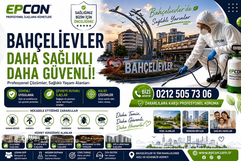 Bahçelievler Böcek İlaçlama