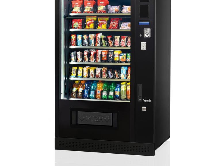 Snackautomat mit LED-Beleuchtung für Innenräume