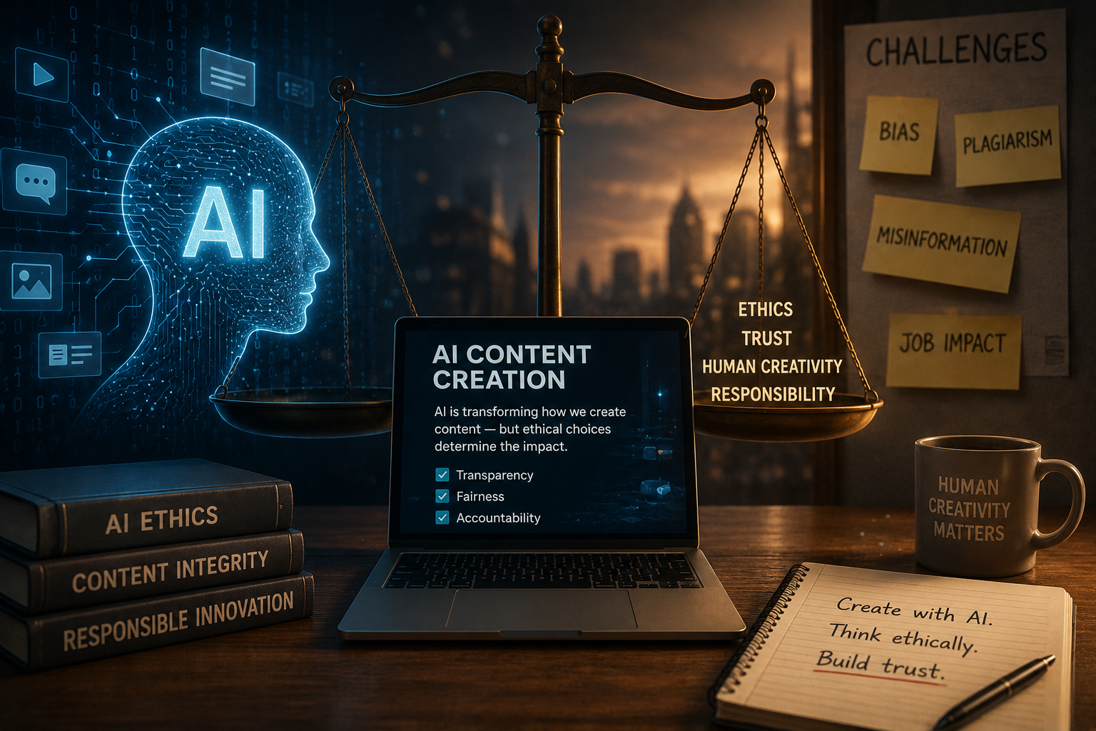 Navigating Ethical Challenges in AI-Driven Content Creation