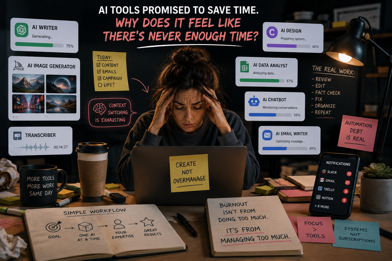 Why AI-Driven Workflows Are Fueling Creator Burnout, Not Saving Time