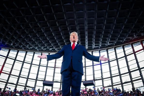 Trump in Raleigh, NC on Nov. 4