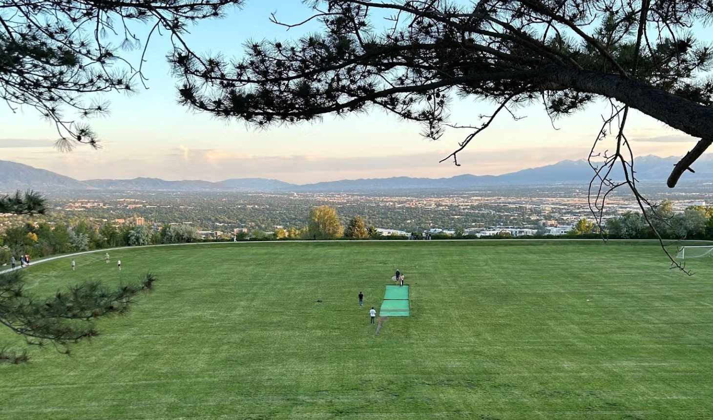 View from 11th Ave. Park and the Salt Lake valley.