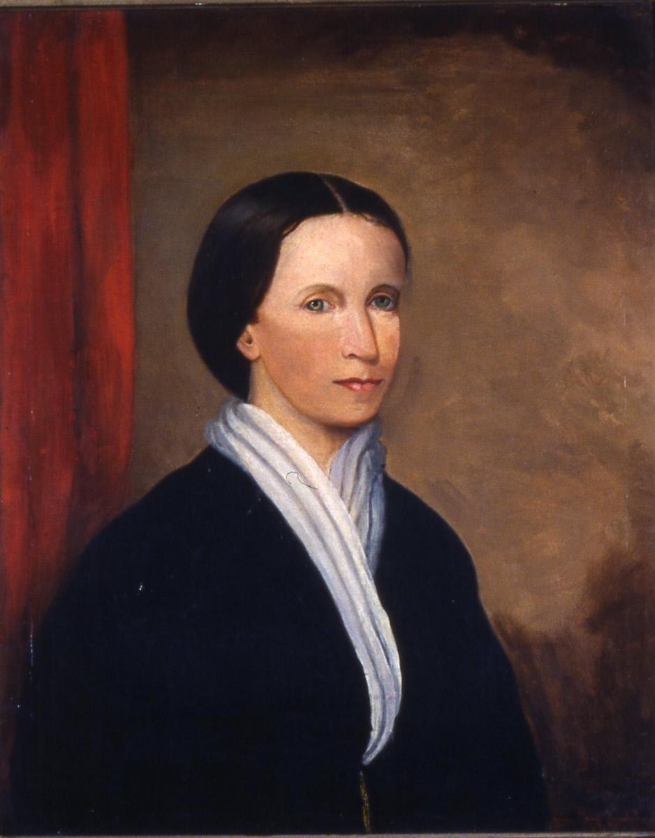 Self-portrait of Jane Grey Swisshelm, oil on canvas, c. 1840. (Courtesy of N.N. Moore, Heinz History Center)
