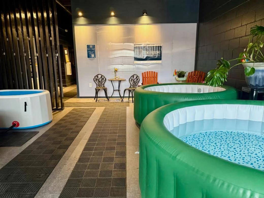 Enjoy saunas, hot tubs, or cold plunges with The Ripple. (Megan Harris / City Cast Pittsburgh)