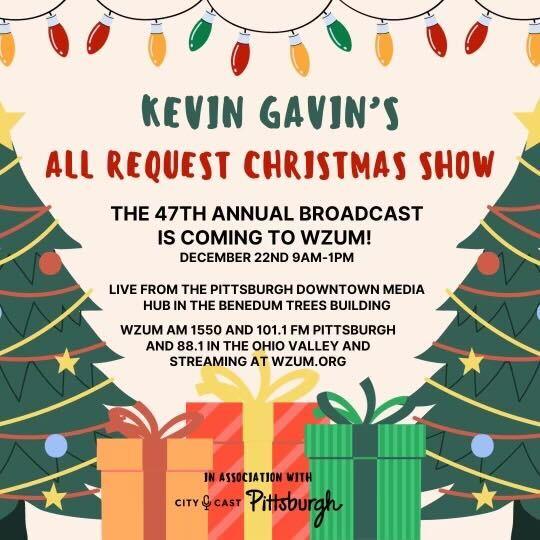 Kevin Gavin previously hosted WESA's The Confluence. Join us in person and maybe get on mic yourself! (Courtesy of WZUM)