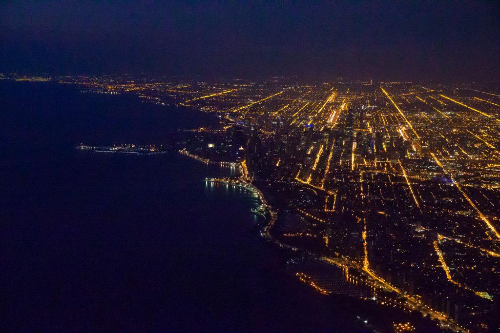 Aerial view of Chicago