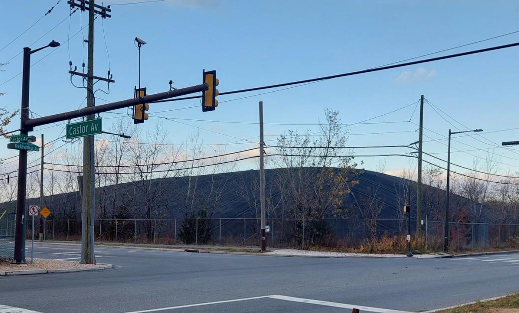 Franklin Slag Pile on Delaware Avenue