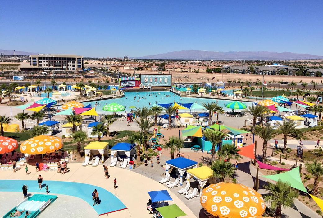 The Cowabunga Bay water park. 