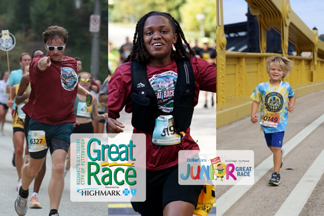 Runners participating in the Great Race