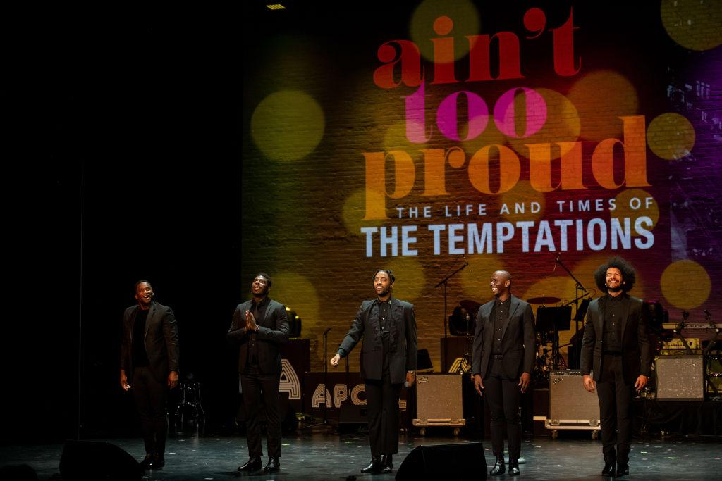 The cast of “Ain’t Too Proud — The Life and Times of The Temptations”