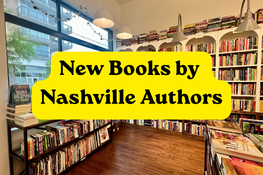 Bookstore with floor to ceiling shelves filled with books.