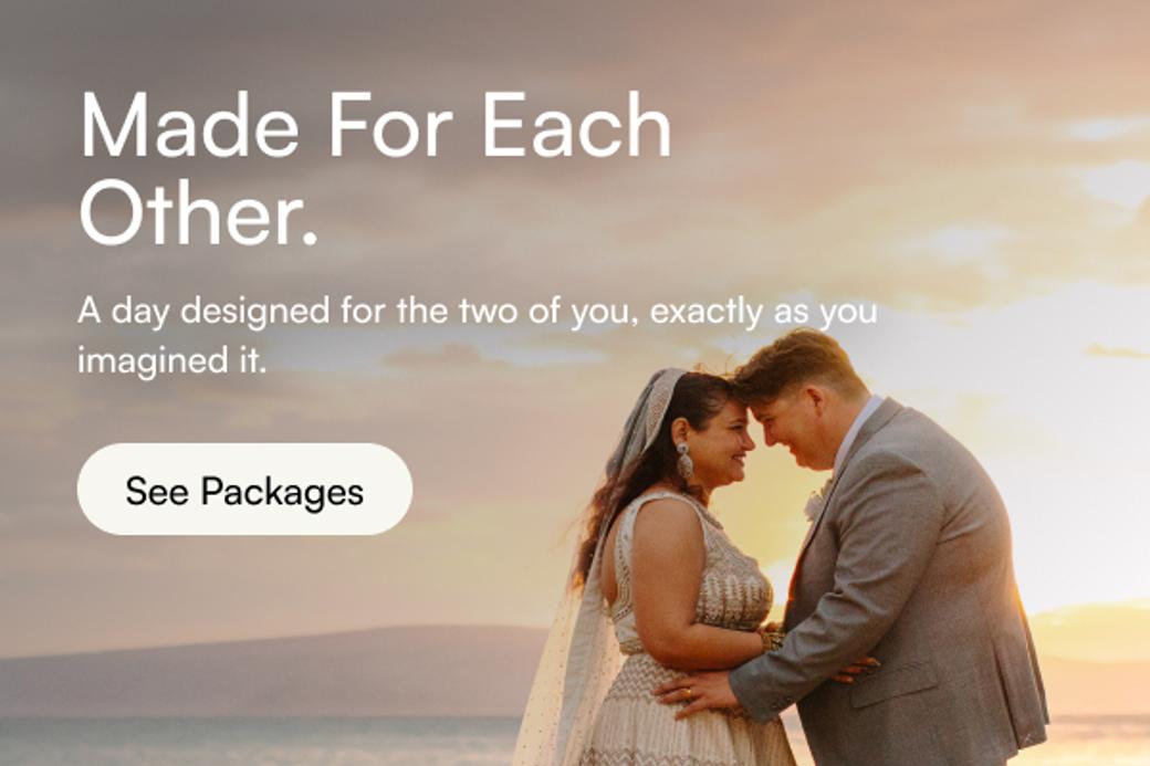 Display ad for Simply Eloped: A day designed for the two of you, exactly as you imagined it. 