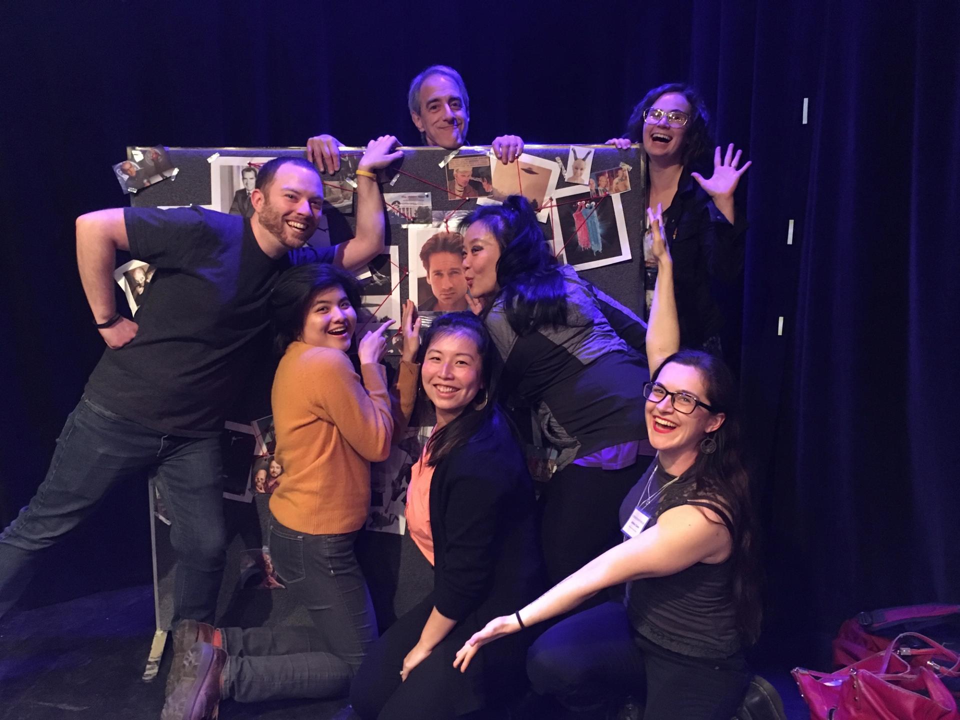 Here’s Jane (front center) at her first Centrifuge show in the pre-pandemic era. (Jane C. Hu / City Cast Seattle)