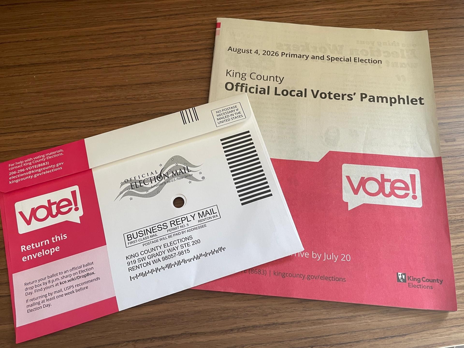 You should have received your ballot and pamphlet in the mail by now! (Jane C. Hu / City Cast Seattle)