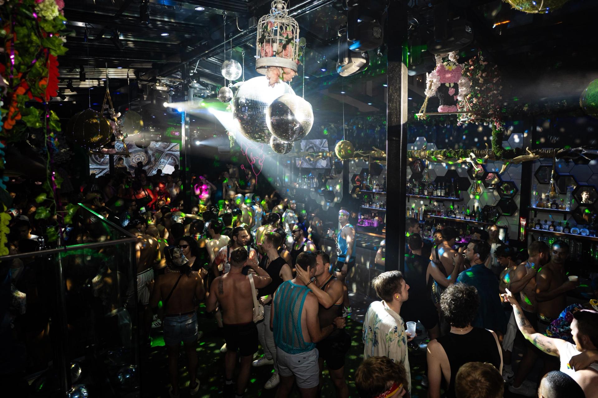 Flower Factory dance party. (Photo by Jake Stronko)