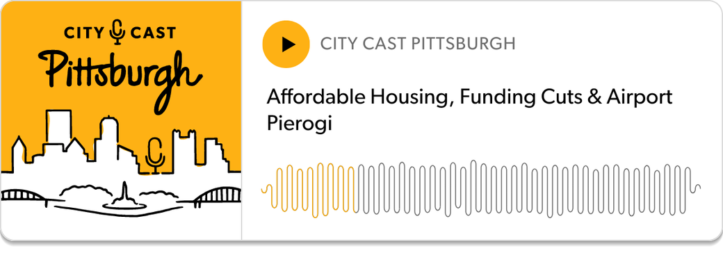 A City Cast Pittsburgh podcast player