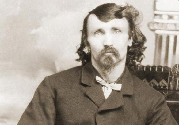 Alfred Packer, the "Colorado Cannibal," posed for a portrait.