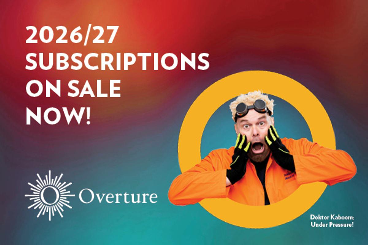 Display ad for Overture's 2026/27 subscription sale
