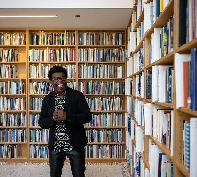 Chicago Poet Laureate avery r. young at the Poetry Foundation in River North