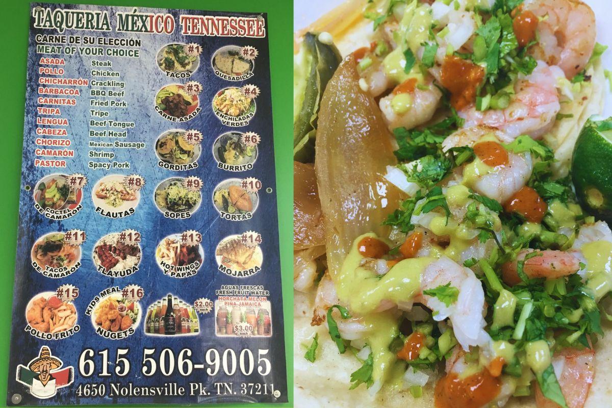 Located on Nolensville Pike, Taqueria Mexico Tennessee serves up the best tacos in Nashville. (Marie Cecile Anderson / City Cast Nashville)