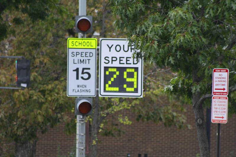 First & M St SW sign