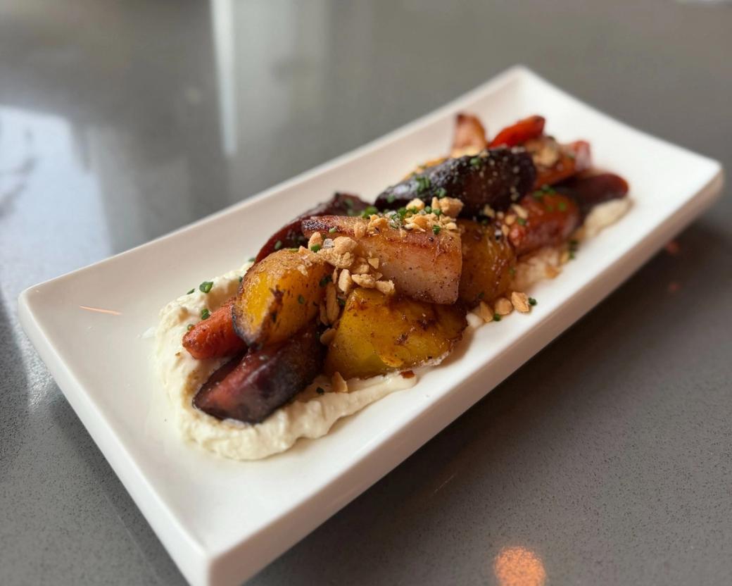 This plate of heirloom carrots couldn’t possibly give me diarrhea, right? (Rachel Carlson / City Cast Pittsburgh)