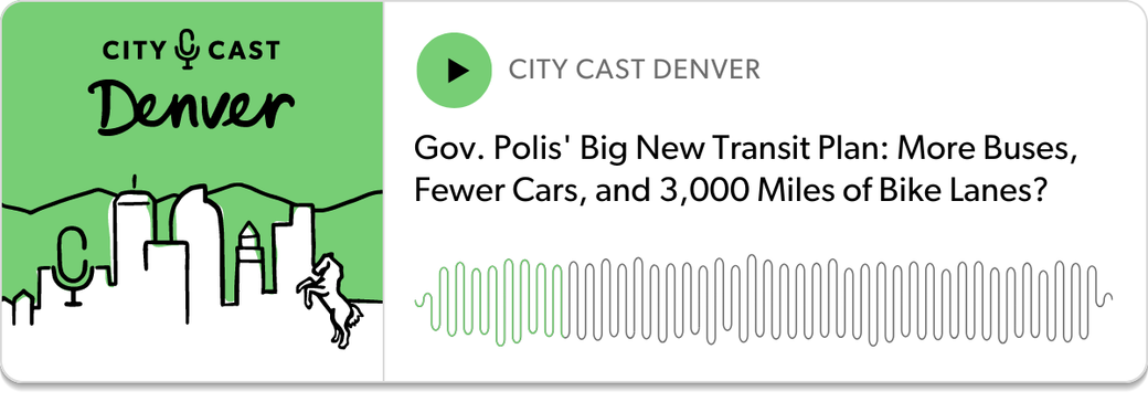 Gov. Polis' Big New Transit Plan: More Buses, Fewer Cars, and 3,000 Miles of Bike Lanes?