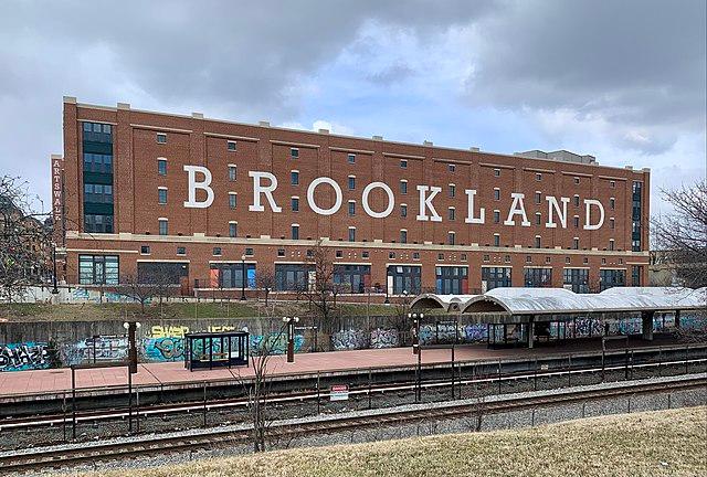 Brookland metro stop.