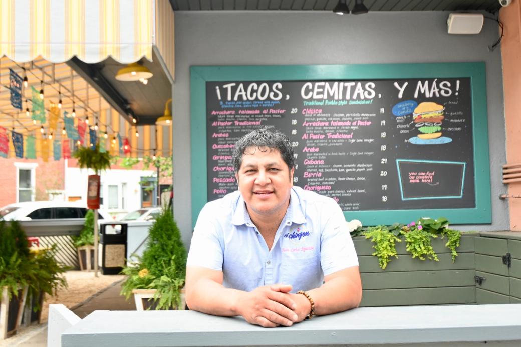 Chef Carlos Aparicio poses for a photo