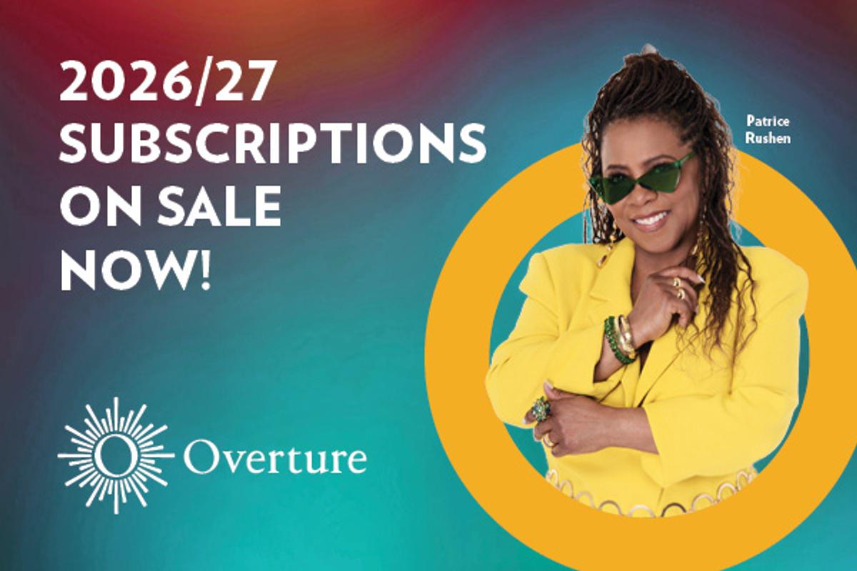 Display ad for Overture's 2026/27 subscription sale