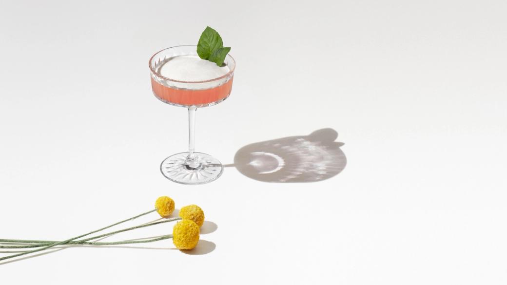 Pink mocktail