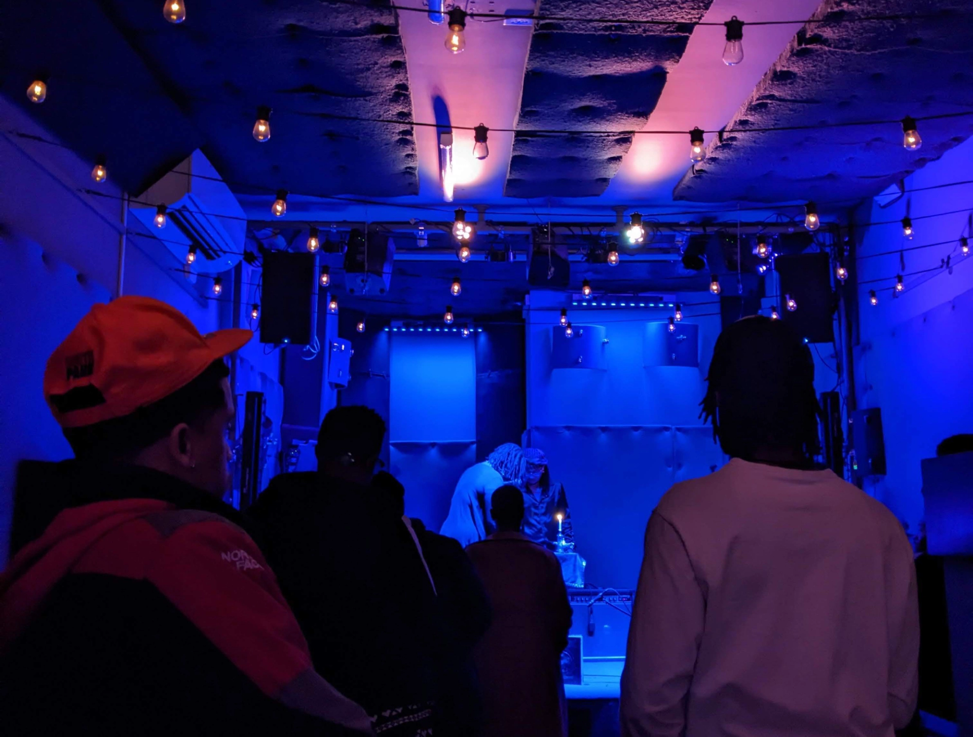 “The Pocket,” the stage space above 7DrumCity (Priyanka Tilve/City Cast DC)