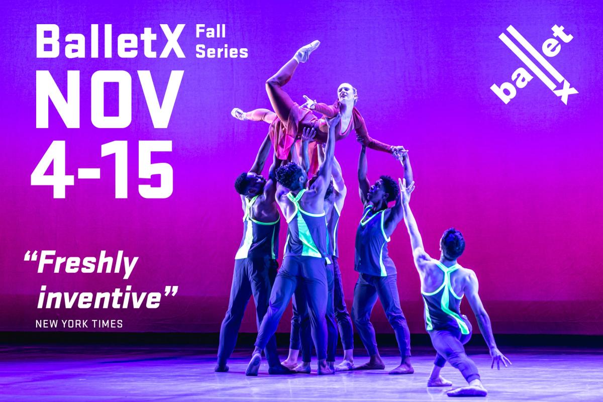 Display ad: BalletX Fall Series