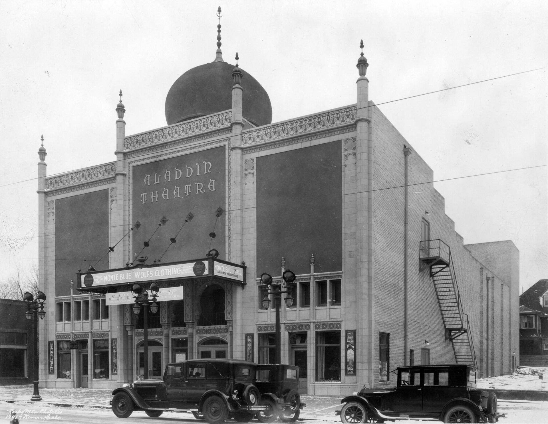 The Aladdin Theatre in its heyday at 2010 Colfax Street.