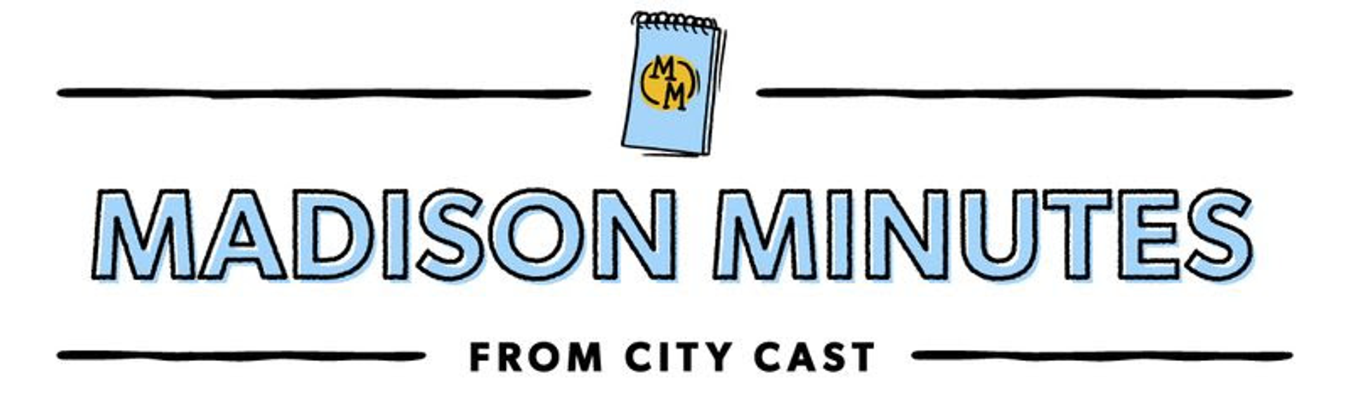 Madison Minutes logo with mic