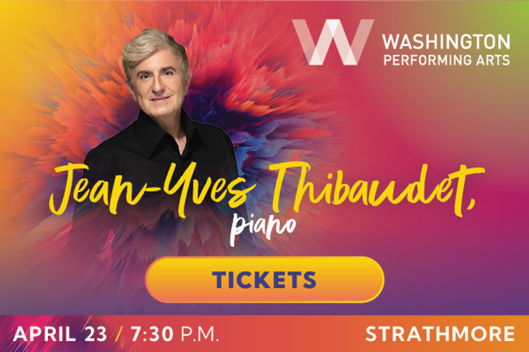 Display ad for Jean-Yves Thibaudet; April 23