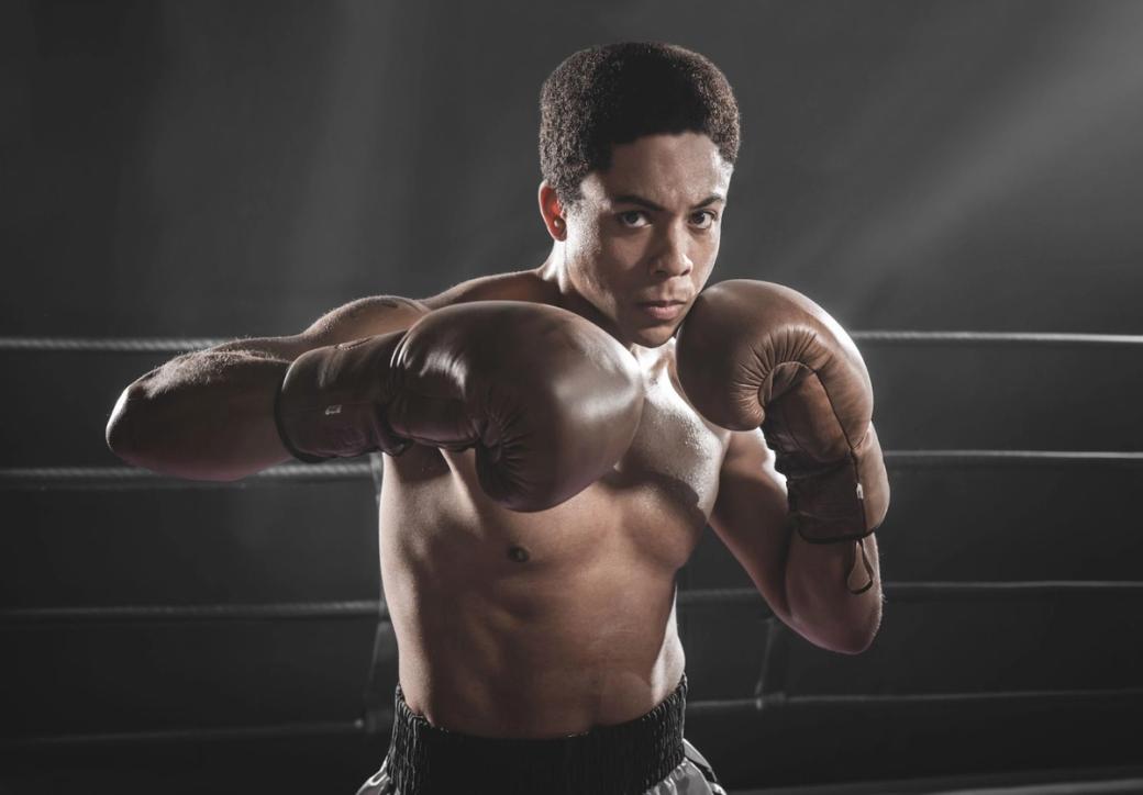 Justin Austin stars in “Champion,” which opens at the Lyric Opera this weekend.