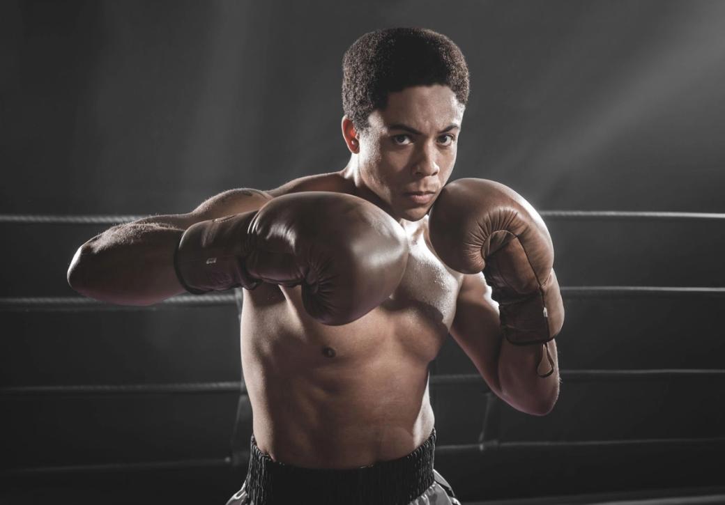 Justin Austin stars in “Champion,” which opens at the Lyric Opera this weekend.