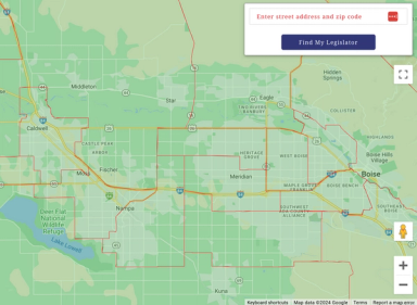 Idaho State Senators and Representatives for Meridian, Nampa, and